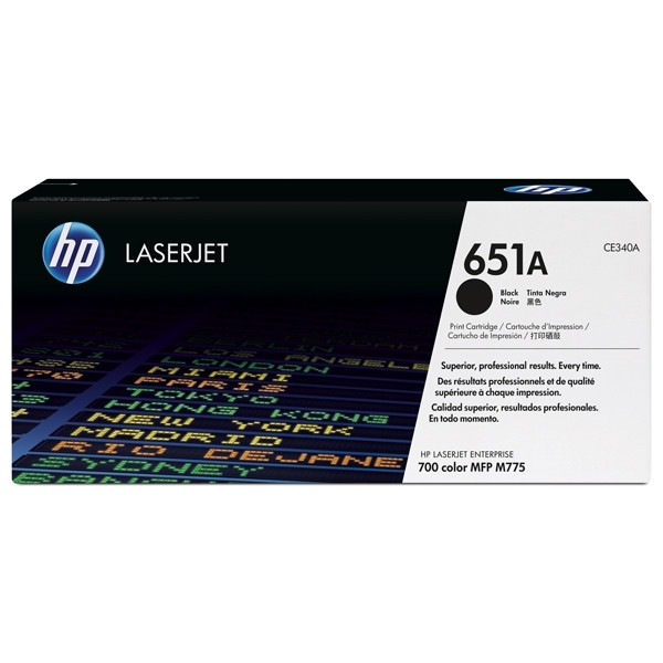 HP 651A (CE340A) svart toner (original) CE340A 054656 - 1