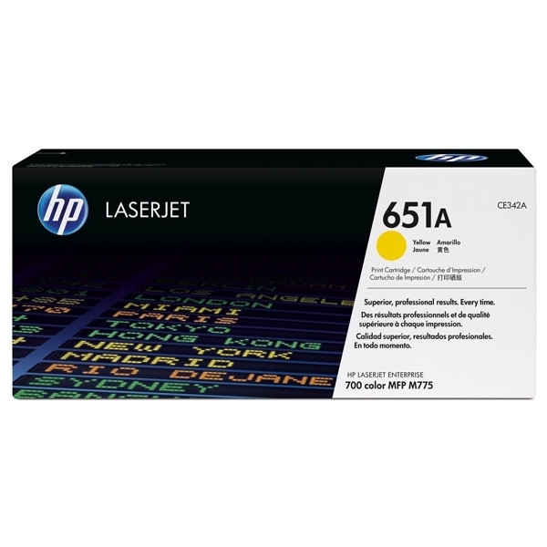 HP 651A (CE342A) gul toner (original) CE342A 054660 - 1