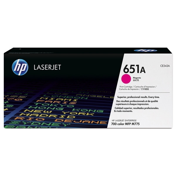 HP 651A (CE343A) magenta toner (original) CE343A 054662 - 1