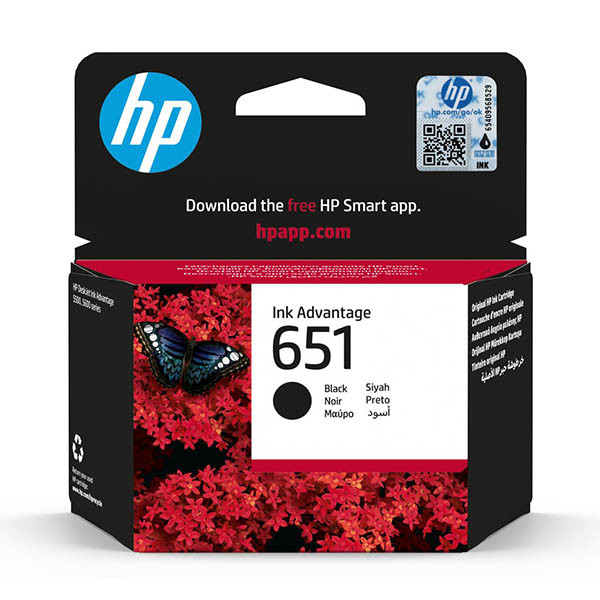 HP 651 (C2P10AE) svart bläckpatron | OBS! Polen (original) 044550 - 1