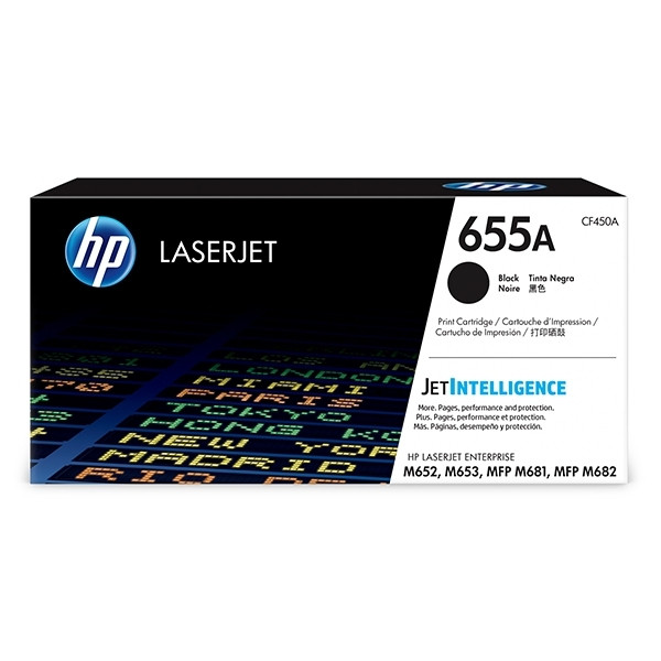 HP 655A (CF450A) svart toner (original) CF450A 055158 - 1