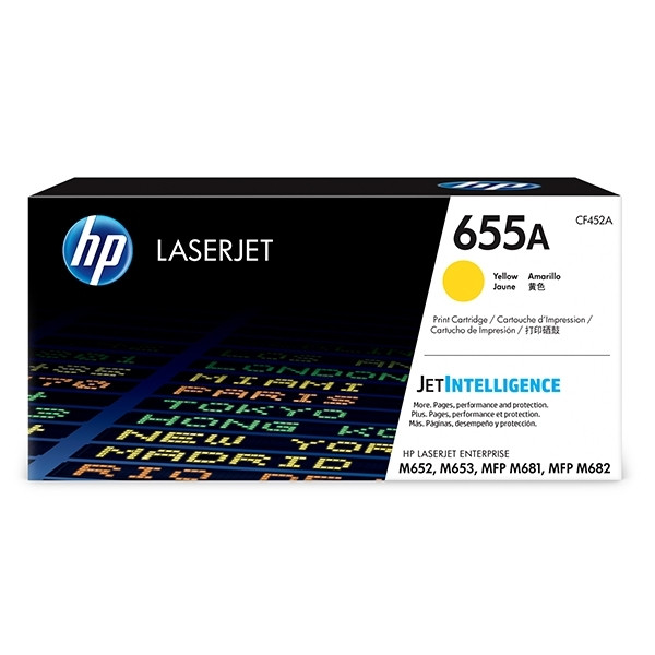 HP 655A (CF452A) gul toner (original) CF452A 055162 - 1