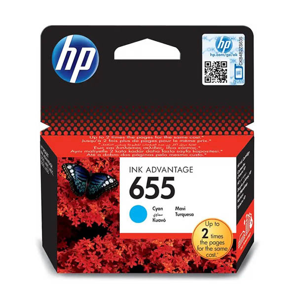 HP 655 (CZ110AE) cyan bläckpatron | OBS! Polen (original) 044218 - 1