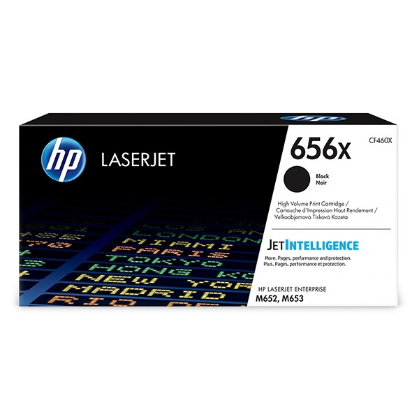 HP 656X (CF460X) svart toner hög kapacitet (original) CF460X 055166 - 1