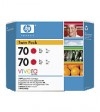 HP 70 (CB347A) röd bläckpatron 2-pack (original) 030838 - 1