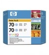 HP 70 (CB351A) ljuscyan 2-pack (original) 030802 - 1
