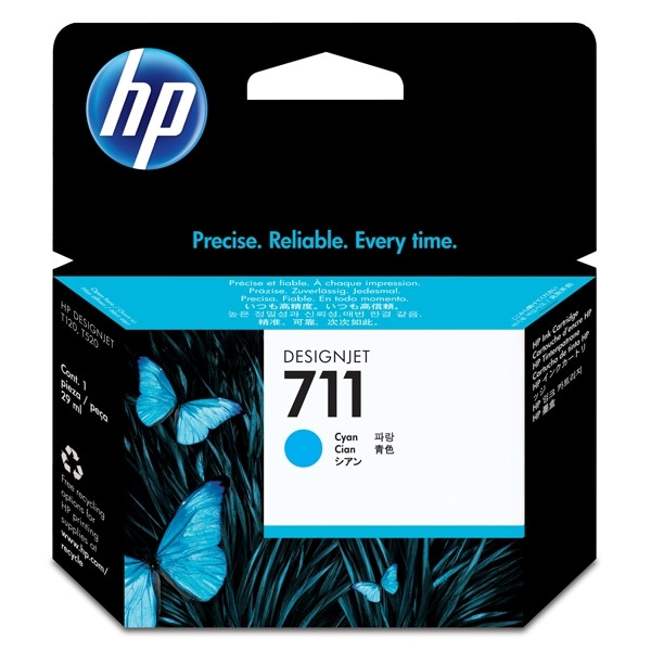 HP 711 (CZ130A) cyan bläckpatron (original) CZ130A 044196 - 1