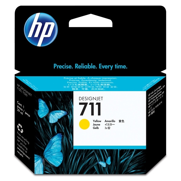 HP 711 (CZ132A) gul bläckpatron (original) CZ132A 044200 - 1