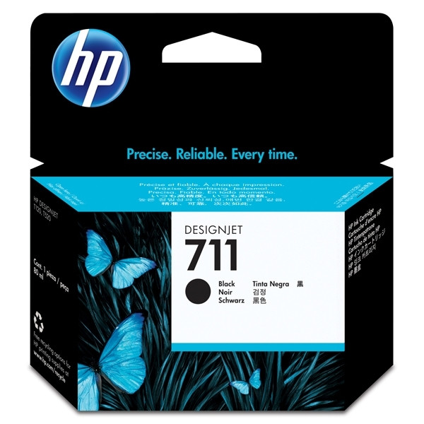 HP 711 (CZ133A) svart bläckpatron hög kapacitet (original) CZ133A 044202 - 1