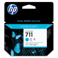 HP 711 (CZ134A) cyan bläckpatron 3-pack (original) CZ134A 044204