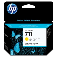 HP 711 (CZ136A) gul bläckpatron 3-pack (original) CZ136A 044208