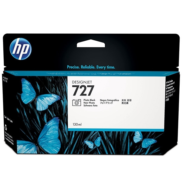 HP 727 (B3P23A) fotosvart bläckpatron hög kapacitet (original) B3P23A 044288 - 1