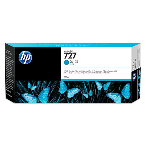 HP 727 (F9J76A) cyan bläckpatron extra hög kapacitet (original) F9J76A 044508 - 1