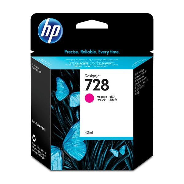 HP 728 (F9J62A) magenta bläckpatron (original) F9J62A 044486 - 1