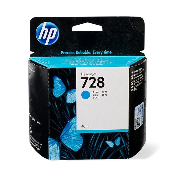 HP 728 (F9J63A) cyan bläckpatron (original) F9J63A 044484 - 1