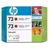 HP 73 (CD952A) kromatiskt röd bläckpatron 2-pack (original) 030854 - 1