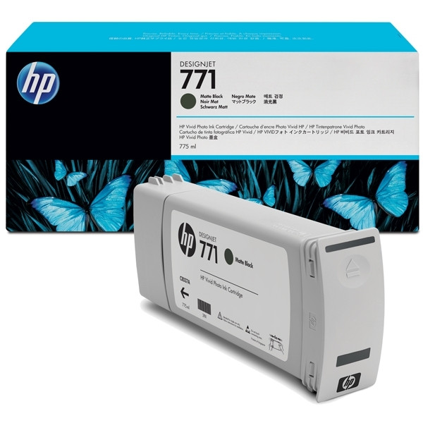 HP 771 (CE037A) mattsvart bläckpatron (original) CE037A 044078 - 1