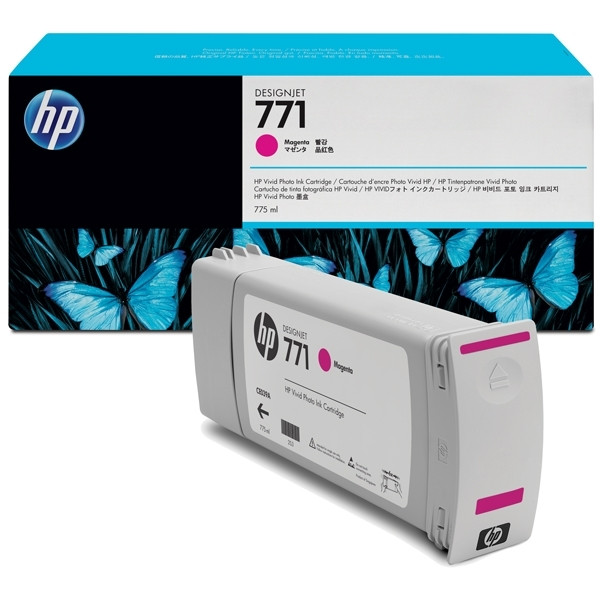 HP 771 (CE039A) magenta bläckpatron (original) CE039A 044082 - 1