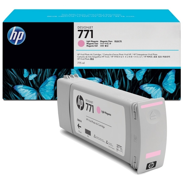 HP 771 (CE041A) ljus magenta bläckpatron (original) CE041A 044086 - 1