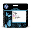 HP 774 (P2V99A) magenta och gul skrivhuvud (original) 055358 - 1