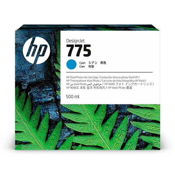 HP 775 (1XB17A) cyan bläckpatron (original) 1XB17A 093296 - 1