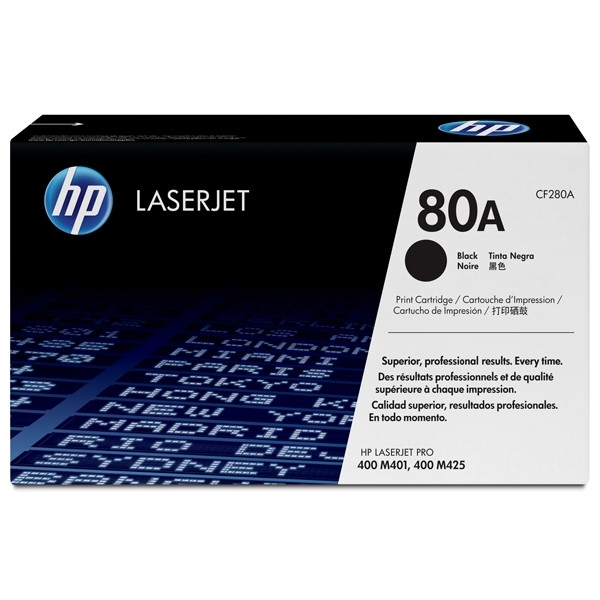 HP 80A (CF280A) svart toner (original) CF280A 054112 - 1