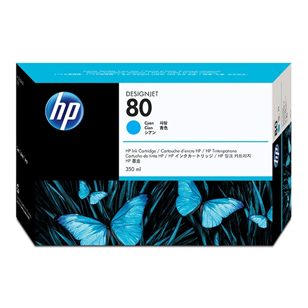 HP 80 (C4846A) cyan bläckpatron hög kapacitet (original) C4846A 031145 - 1