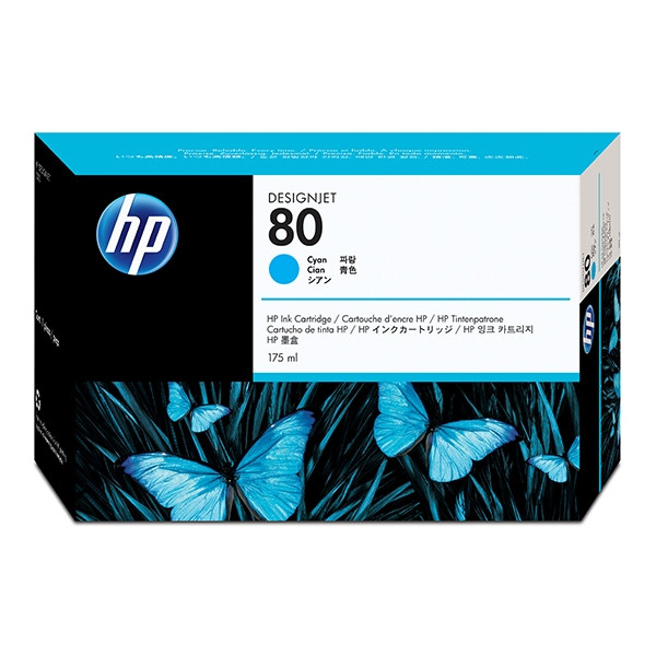 HP 80 (C4872A) cyan bläckpatron (original) C4872A 031140 - 1