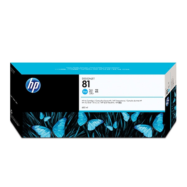 HP 81 (C4931A) cyan bläckpatron (original) C4931A 031450 - 1