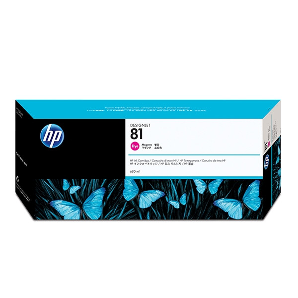 HP 81 (C4932A) magenta bläckpatron (original) C4932A 031460 - 1