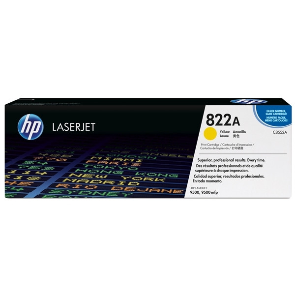 HP 822A (C8552A) gul toner (original) C8552A 039400 - 1