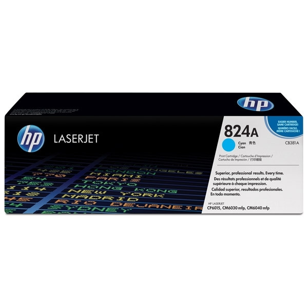 HP 824A (CB381A) cyan toner (original) CB381A 039790 - 1