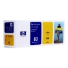 HP 83 (C4943A) gul UV bläckpatron (original) 031590 - 1