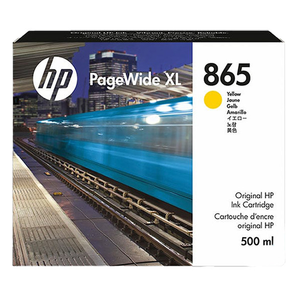 HP 865 (3ED84A) gul bläckpatron (original) 3ED84A 093326 - 1