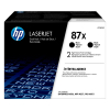 HP 87X (CF287XD) svart toner 2-pack (original) 054269 - 1