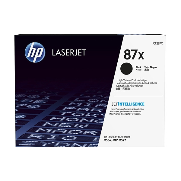 HP 87X (CF287X) svart toner hög kapacitet (original) CF287X 054882 - 1