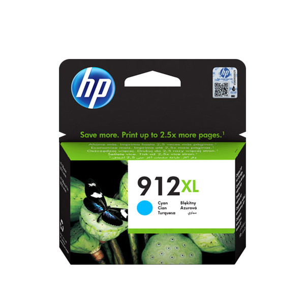 HP 912XL (3YL81AE) cyan bläckpatron hög kapacitet (original) 3YL81AE 055424 - 1