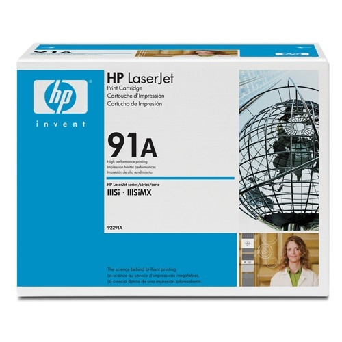 HP 92291A (91A/EP-N) svart toner (original) 92291A 032052 - 1