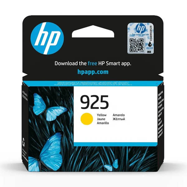HP 925 (4K0V8PE) gul bläckpatron (original) 093504 - 1