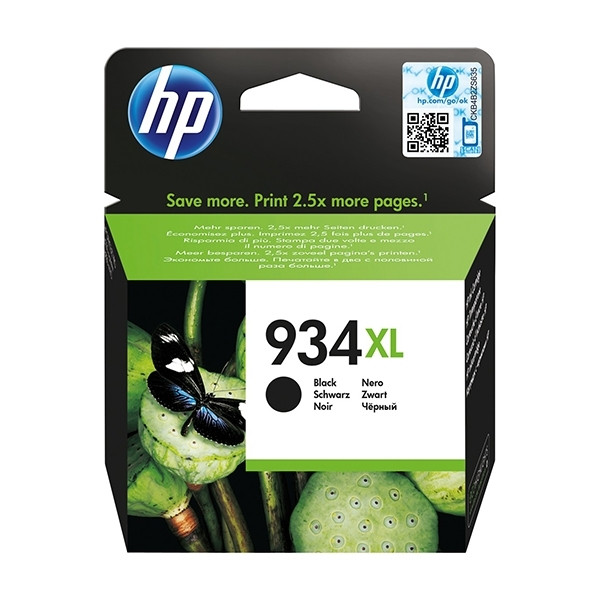 HP 934XL (C2P23AE) svart bläckpatron hög kapacitet (original) C2P23AE 044382 - 1
