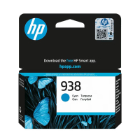 HP 938 (4S6X5PE) cyan bläckpatron (original) 093508