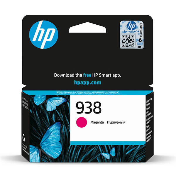 HP 938 (4S6X6PE) magenta bläckpatron (original) 093510 - 1
