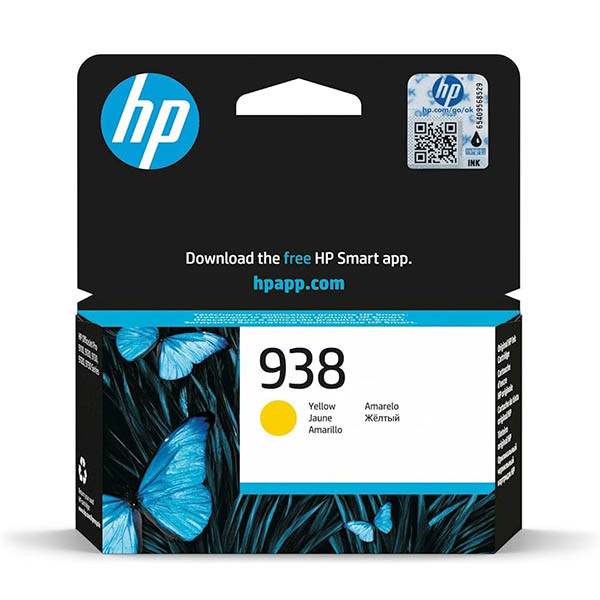HP 938 (4S6X7PE) gul bläckpatron (original) 093512 - 1