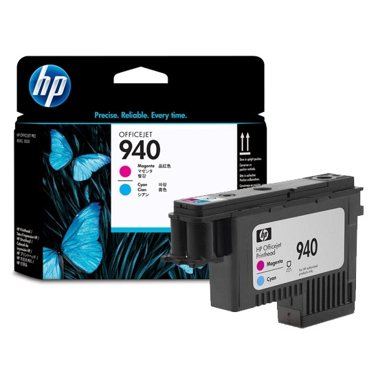 HP 940 (C4901A) cyan och magenta skrivhuvud (original) C4901A 044012 - 1