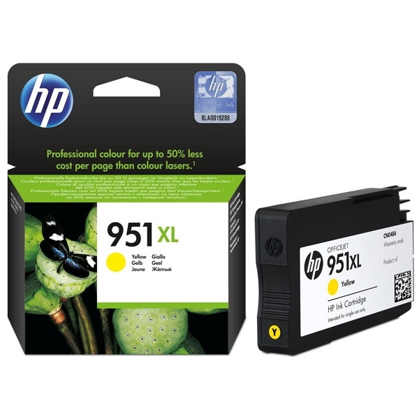 HP 951XL (CN048AE) gul bläckpatron hög kapacitet (original) CN048AE 044140 - 1