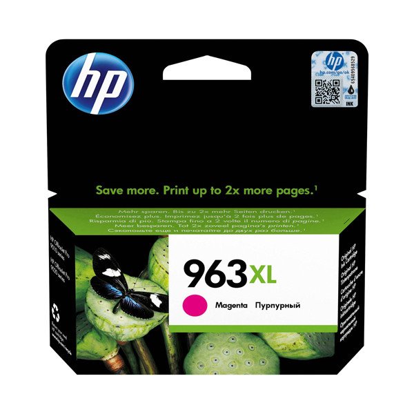 HP 963XL (3JA28AE) magenta bläckpatron hög kapacitet (original) 3JA28AE 055386 - 1