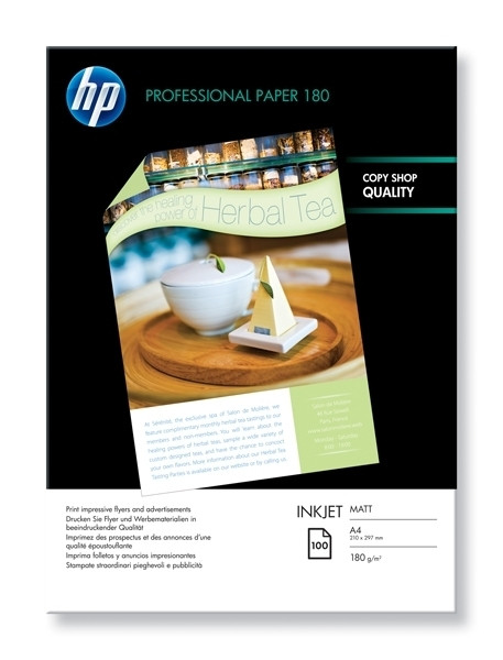HP A4 180g HP Q6592A fotopapper | Professional Matte | 25 ark $$  064701 - 1