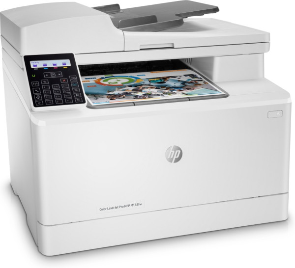 HP Color LaserJet Pro MFP M183fw Allt-i-ett A4 färglaserskrivare med WiFi (4 i 1) [19,5kg✔️] 7KW56A 7KW56AB19 817061 - 4