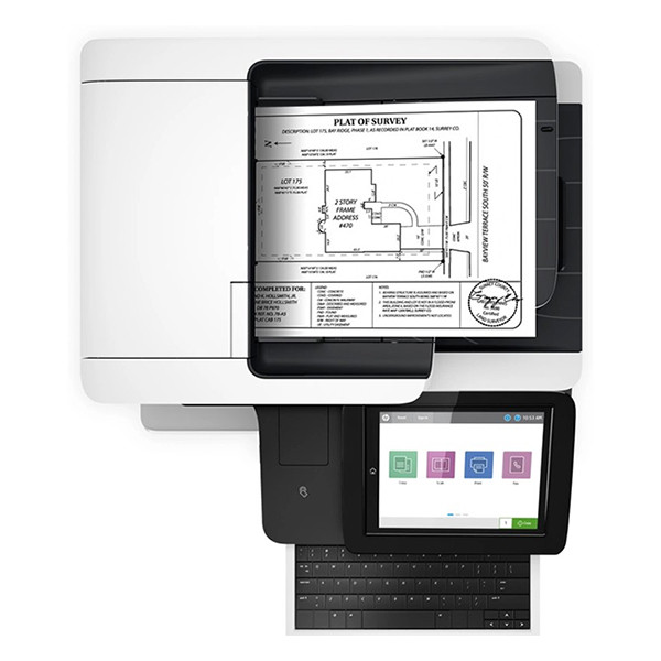 HP LaserJet Enterprise Flow MFP M528z Allt-i-ett A4-monolaserskrivare med Wi-Fi (4 i 1) [29kg] 1PV67A 1PV67AB19 896064 - 4