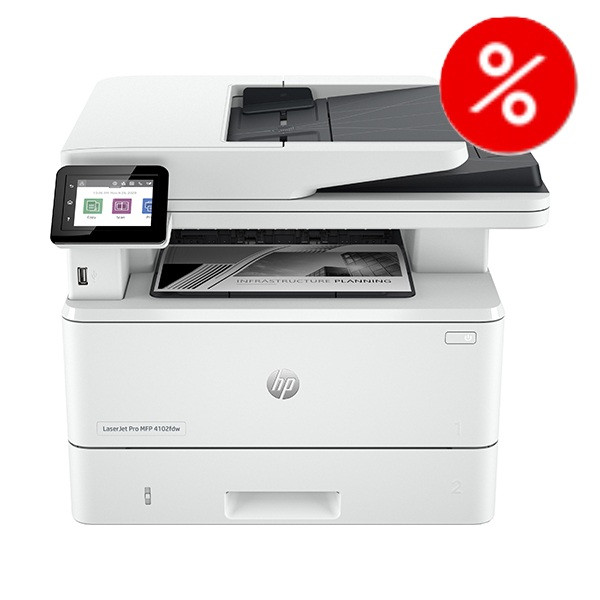 HP LaserJet Pro MFP 4102dw Allt-i-ett A4 monolaserskrivare med WiFi (3 i 1) [16,5kg✔️]⭐  847496 - 1